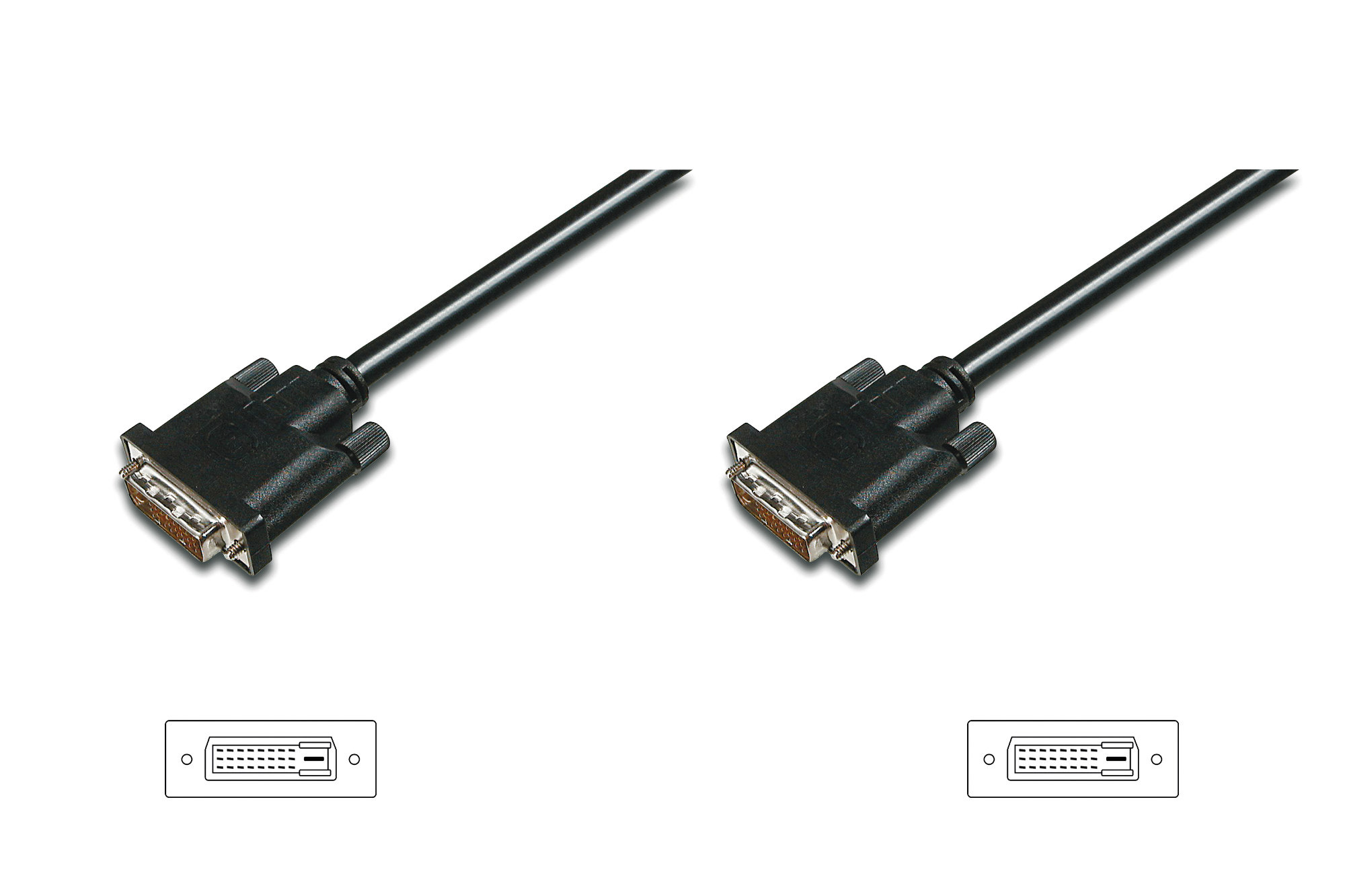 BEEK DVI Bağlantı Kablosu 2 Metre BC-DSP-DVI-MM-02-ECO