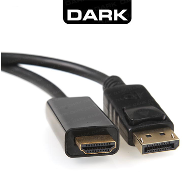 Dark 1.8 Metre DisplayPort - HDMI Kablo (Altın Uçlu 2160P) - DK-CB-DPXHDMIL180