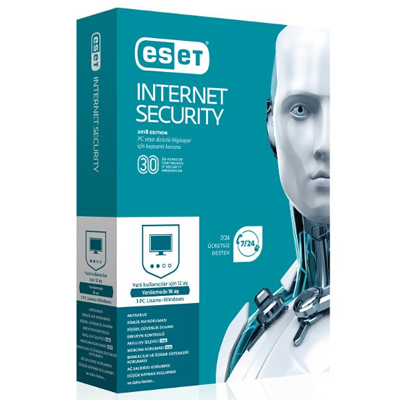 ESET NOD32 Internet Security 1 Kullanıcı 1 Yıl