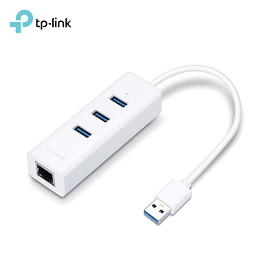 TP-LINK UE330, USB 3.0 3-Port Hub ve Gigabit Ethernet Ağ Adaptörü ikisi bir arada