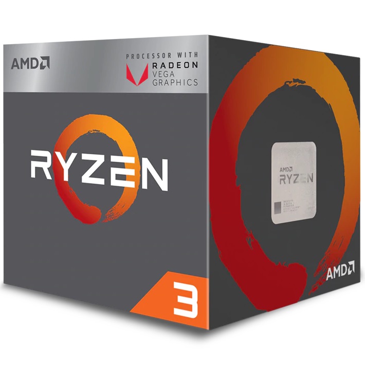 AMD Ryzen 3 3200G 3.60GHz 4MB AM4 BOX İşlemci (Grafik Kart VAR, Fan VAR)