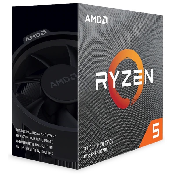 AMD Ryzen 5 3600 Kutulu, Fanlı, 3.6 GHz (4.2 GHz Max.) Soket AM4 100-100000031BOX