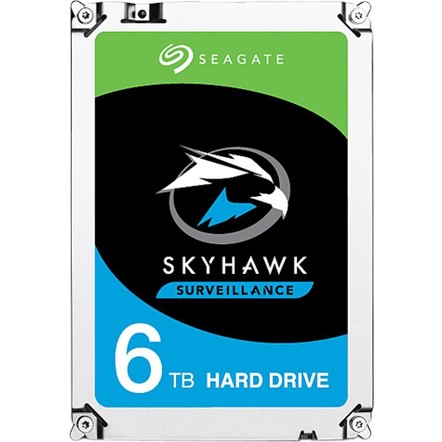 SEAGATE 3.5" 6TB SkyHawk ST6000VX001 SATA-3.0 5900RPM Harddisk (Disti)