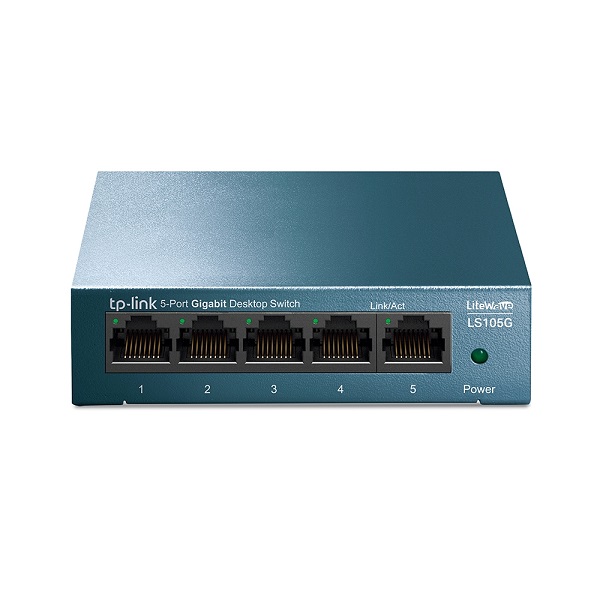 TP-LINK LS105G 5-Port 10/100/1000Mbps Gigabit Masaüstü Switch / Omada Runrate