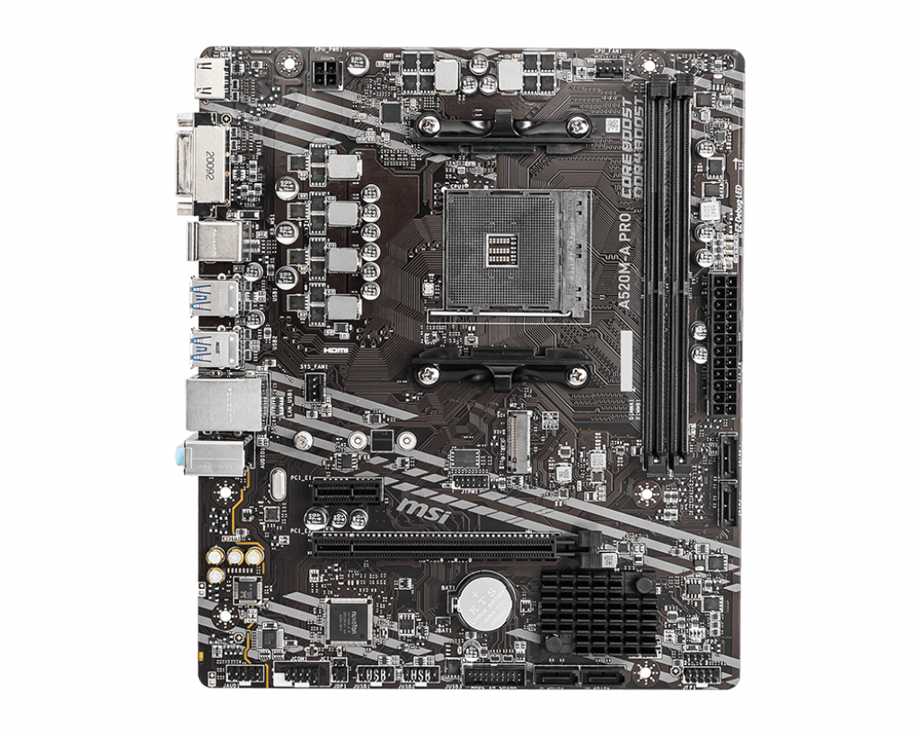 MSI A520M-A PRO AMD AM4 DDR4 Micro ATX Anakart